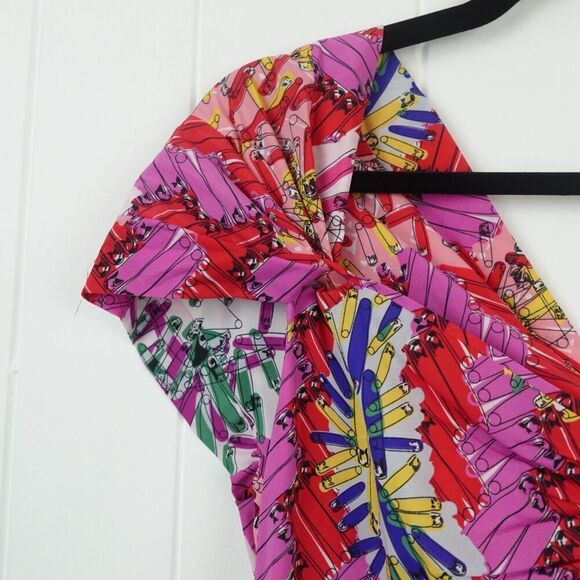 Zac Posen for Target Womens Safety Pin Print Maxi Dress Size 6 - Picture 4 of 13